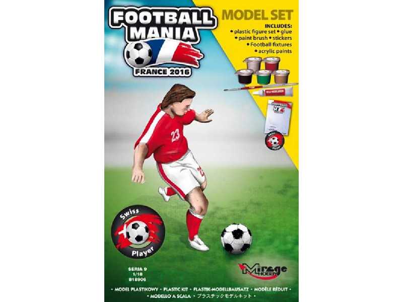 Figurka PIŁKARZ- wersja malowania SZWAJCARIA 2016 (Model Set) - zdjęcie 1 Figurka PIŁKARZ- wersja malowania SZWAJCARIA 2016 (Model Set) - zdjęcie 1