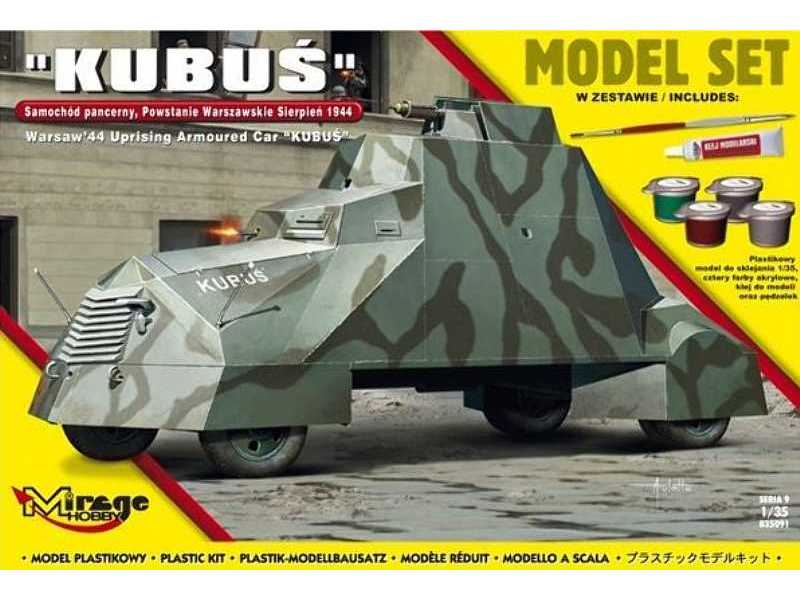 MODEL SET- Kubuś Samochód pancerny - Powstanie Warszawskie - zdjęcie 1 MODEL SET- Kubuś Samochód pancerny - Powstanie Warszawskie - zdjęcie 1
