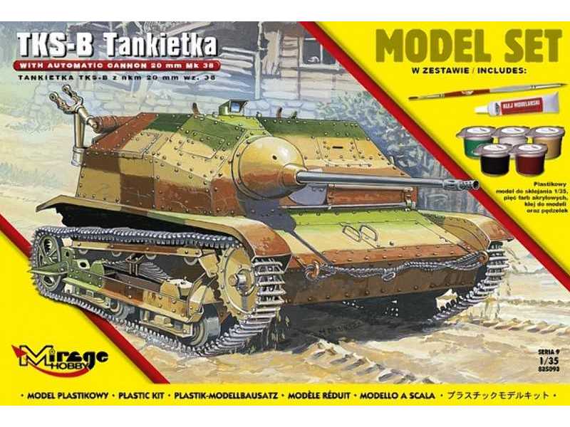 TKS-B  Polska Tankietka (MODEL SET) - zdjęcie 1