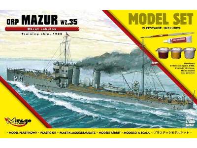 ORP 'MAZUR' 1935 (Polski Okręt Szkolny) (MODEL SET) - zdjęcie 1