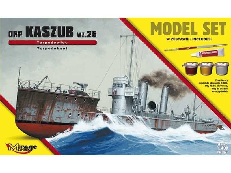 ORP 'KASZUB' 1935 (Polski Okręt Torpedowy) (MODEL SET) - zdjęcie 1 ORP 'KASZUB' 1935 (Polski Okręt Torpedowy) (MODEL SET) - zdjęcie 1
