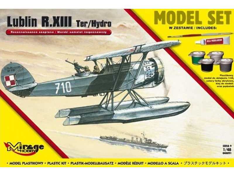 MODEL SET- Lublin R.XIII Ter / Hydro (Polski Morski Samolot Rozp - zdjęcie 1