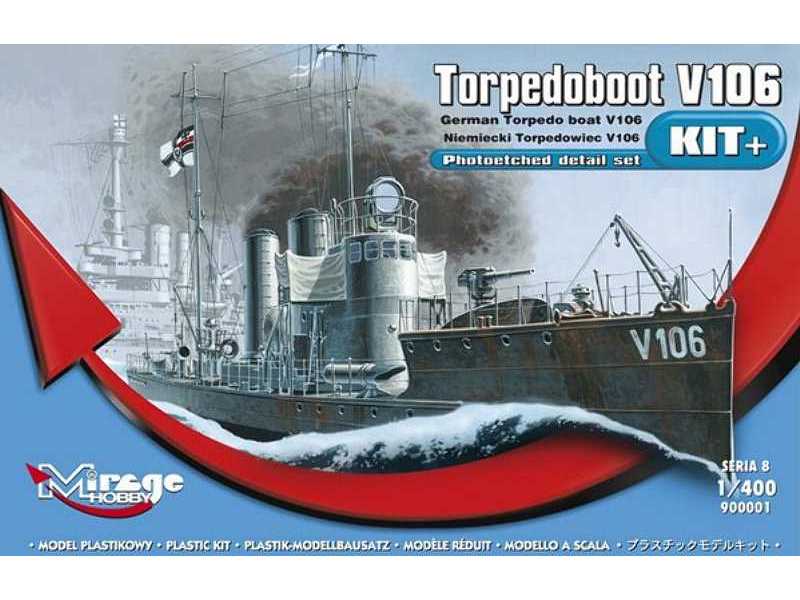 Torpedoboot V106, WWI German Torpedo Boat - zdjęcie 1 Torpedoboot V106, WWI German Torpedo Boat - zdjęcie 1