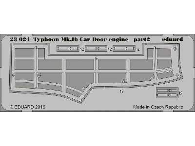 Typhoon Mk. Ib Car Door engine 1/24 - Airfix - zdjęcie 2