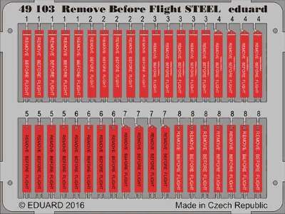 Remove Before Flight STEEL 1/48 - zdjęcie 1