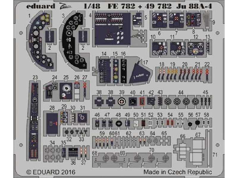 Ju 88A-4 interior 1/48 - Icm - zdjęcie 1 Ju 88A-4 interior 1/48 - Icm - zdjęcie 1
