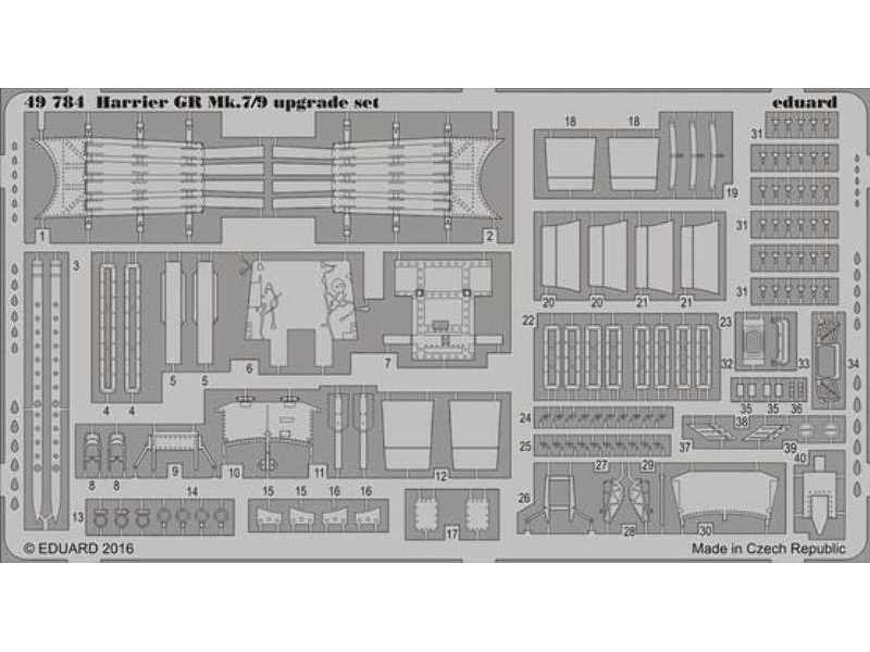 Harrier GR Mk.7/9 upgrade set 1/48 - Eduard - zdjęcie 1 Harrier GR Mk.7/9 upgrade set 1/48 - Eduard - zdjęcie 1