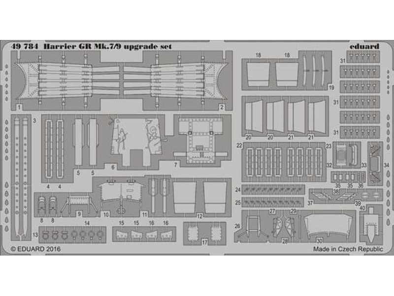 Harrier GR Mk.7/9 upgrade set 1/48 - Eduard - zdjęcie 1