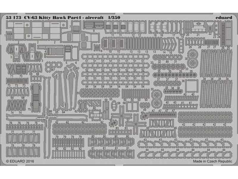 CV-63 Kitty Hawk pt.4 - aircraft 1/350 - Trumpeter - zdjęcie 1