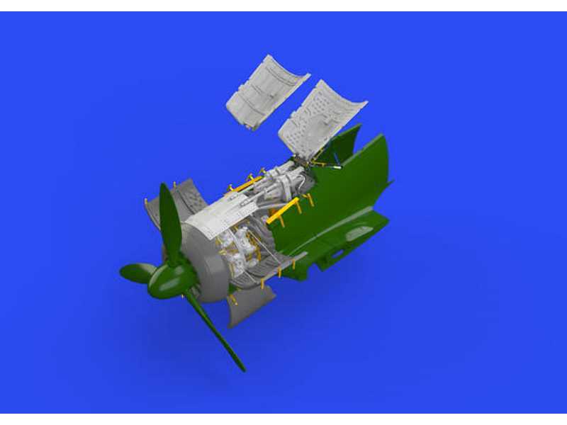 Fw 190A-5 engine & fuselage guns 1/72 - Eduard - zdjęcie 1 Fw 190A-5 engine & fuselage guns 1/72 - Eduard - zdjęcie 1