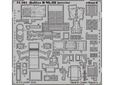 Halifax B Mk. III interior 1/72 - Revell - zdjęcie 2