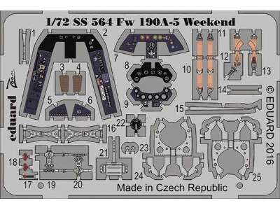 Fw 190A-5 Weekend 1/72 - Eduard - zdjęcie 1