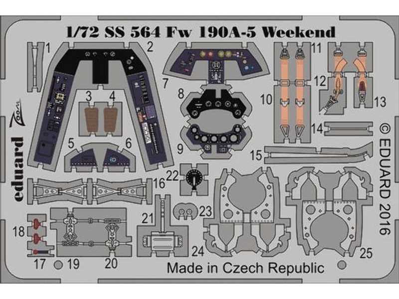Fw 190A-5 Weekend 1/72 - Eduard - zdjęcie 1 Fw 190A-5 Weekend 1/72 - Eduard - zdjęcie 1