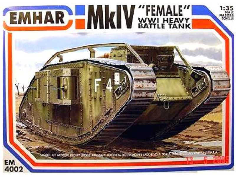 Ciężki czołg Mk IV Female - I Wojna Światowa - zdjęcie 1