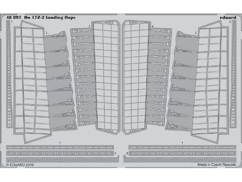 Do 17Z-2 landing flaps 1/48 - Icm - zdjęcie 1