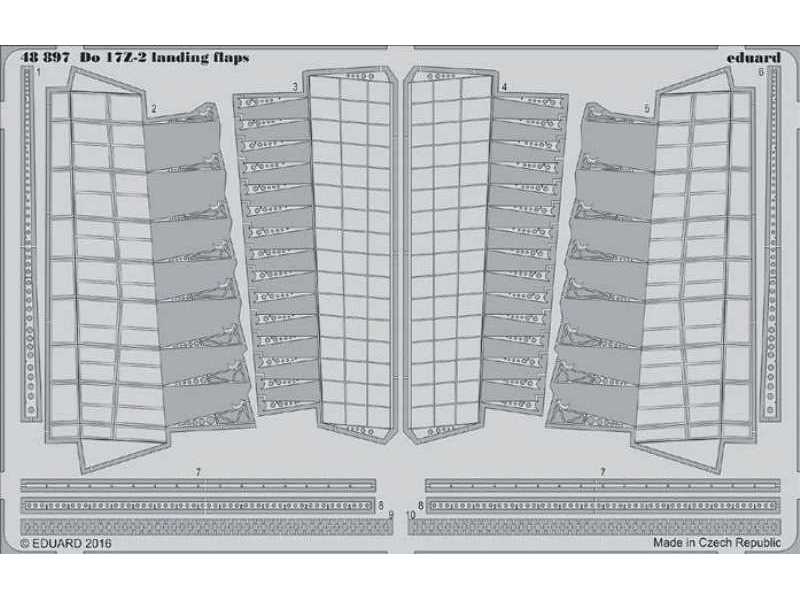 Do 17Z-2 landing flaps 1/48 - Icm - zdjęcie 1