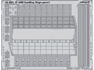 P-40B landing flaps 1/48 - Airfix - zdjęcie 1