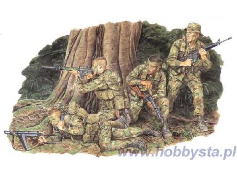 Figurki Marine Recon - Wietnam - zdjęcie 1 Figurki Marine Recon - Wietnam - zdjęcie 1