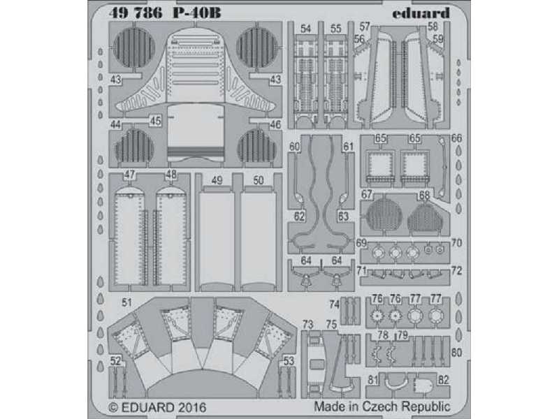 P-40B 1/48 - Airfix - zdjęcie 1 P-40B 1/48 - Airfix - zdjęcie 1