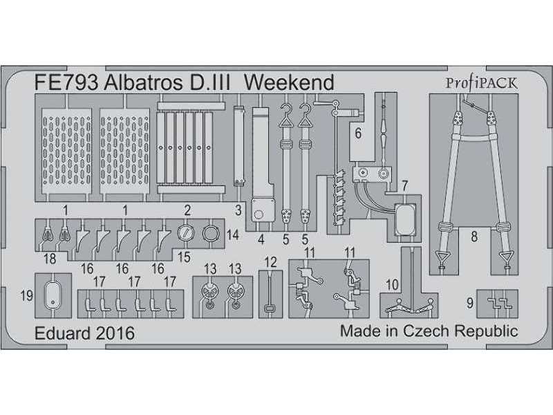 Albatros D.III Weekend 1/48 - Eduard - zdjęcie 1