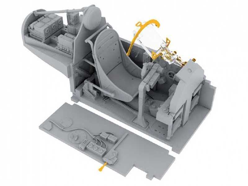 P-38F cockpit 1/48 - Academy - zdjęcie 1