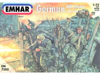 Figurki Niemiecka piechota z załogą czołgu - I Wojna Światowa - zdjęcie 1
