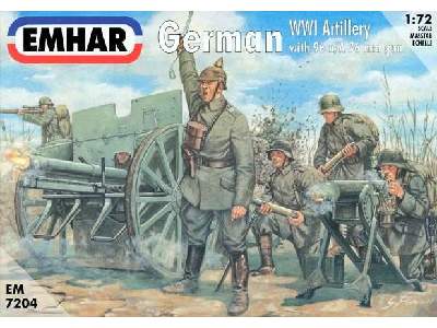 Figurki Niemiecka artyleria z działem 96 n/A 7  I Wojna Światowa - zdjęcie 1