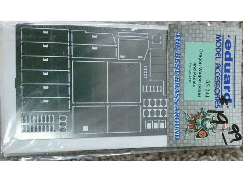 Dragon wagon boxes and panels - Tamiya - blaszki - zdjęcie 1 Dragon wagon boxes and panels - Tamiya - blaszki - zdjęcie 1