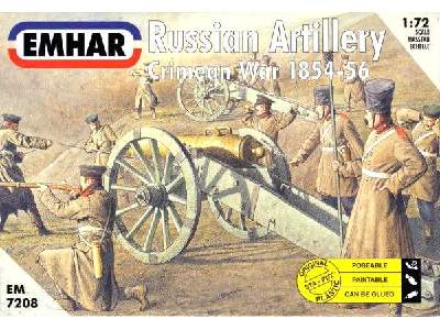 Figurki Rosyjska artyleria - Wojna Krymska - zdjęcie 1