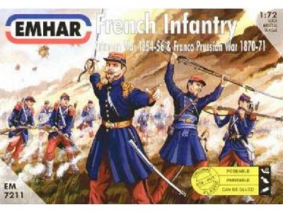 Figurki Francuska piechota - Wojny Krymska i Francusko-Pruska - zdjęcie 1