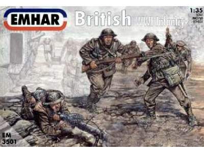 Figurki - Brytyjska piechota - I Wojna Światowa - zdjęcie 1