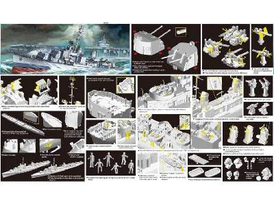 Niszczyciel klasy Gearing - U.S.S. Gearing DD-710 1945 - zdjęcie 2