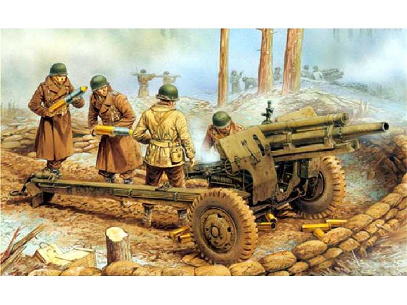 105mm Howitzer M2A1 & Carriage M2A1 - zdjęcie 1 105mm Howitzer M2A1 & Carriage M2A1 - zdjęcie 1