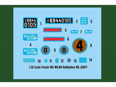 French Panhard VBL MILAN  - zdjęcie 3