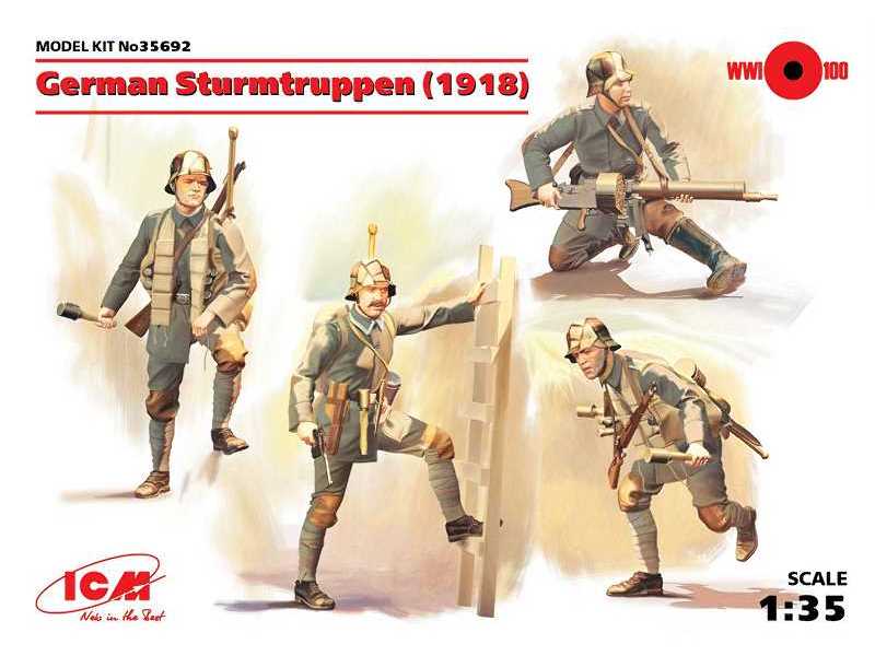 Niemieckie oddziały szturmowe - 1918 - zdjęcie 1 Niemieckie oddziały szturmowe - 1918 - zdjęcie 1