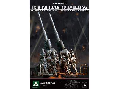 12,8 cm FlaK 40 Zwilling niemieckie działo przeciwlotnicze - zdjęcie 1