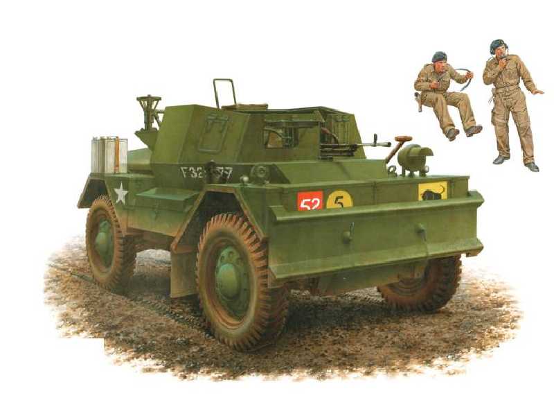 Brytyjski samochód zwiadowczy Dingo Mk.III z załogą - zdjęcie 1 Brytyjski samochód zwiadowczy Dingo Mk.III z załogą - zdjęcie 1