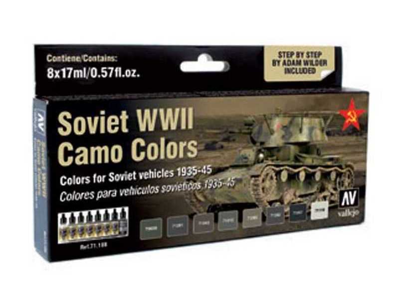 Zestaw farb Model Air Soviet WWII Camo Colors  - 8 szt. - zdjęcie 1