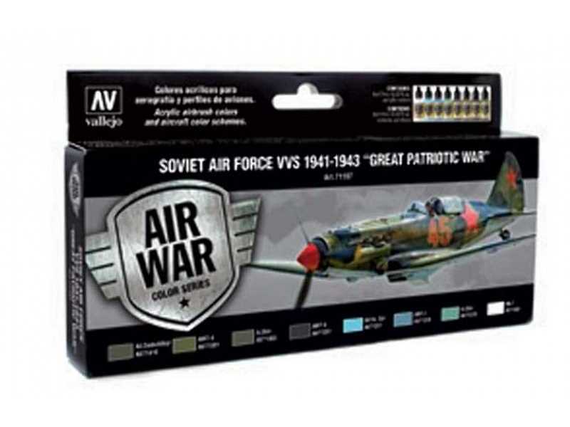 Zestaw farb Model Air - Sowieckie lotnictwo VVS 1941-1943 - 8szt - zdjęcie 1 Zestaw farb Model Air - Sowieckie lotnictwo VVS 1941-1943 - 8szt - zdjęcie 1