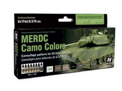 Zestaw farb Model Air - MERDC Camo Colors - 8 farb - zdjęcie 1
