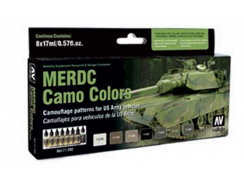 Zestaw farb Model Air - MERDC Camo Colors - 8 farb - zdjęcie 1
