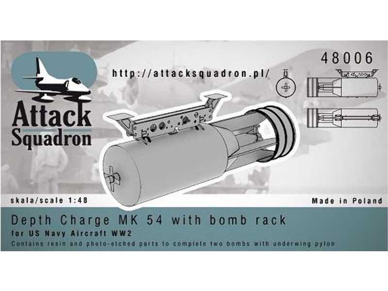 Bomba głebinowa Mk 54 - US Navy - 2 szt (Depth Charges MK 54 - U - zdjęcie 1