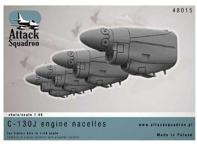 C-130 J silniki do modelu Italeri (C-130 J engine nacelles for I - zdjęcie 1