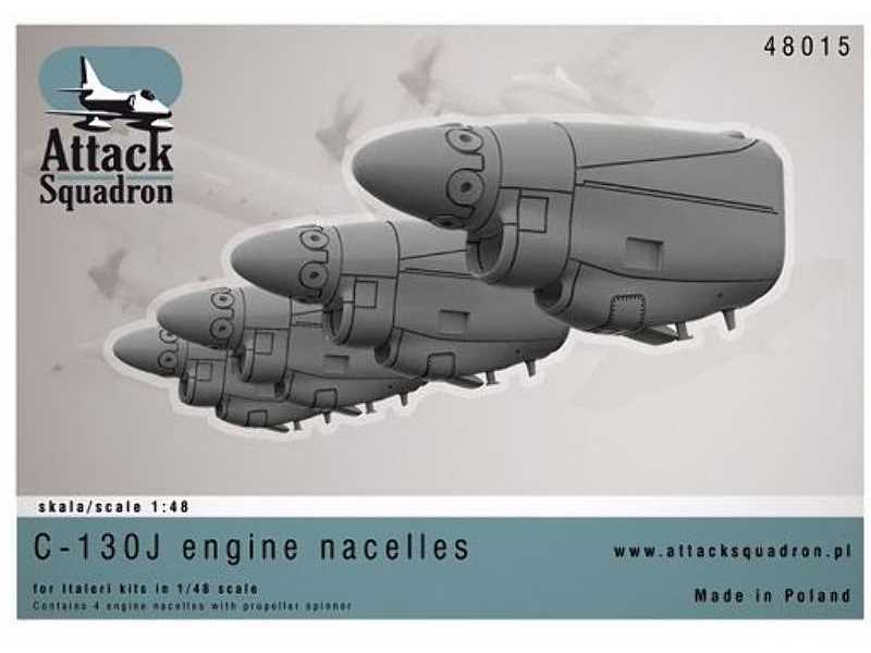 C-130 J silniki do modelu Italeri (C-130 J engine nacelles for I - zdjęcie 1 C-130 J silniki do modelu Italeri (C-130 J engine nacelles for I - zdjęcie 1