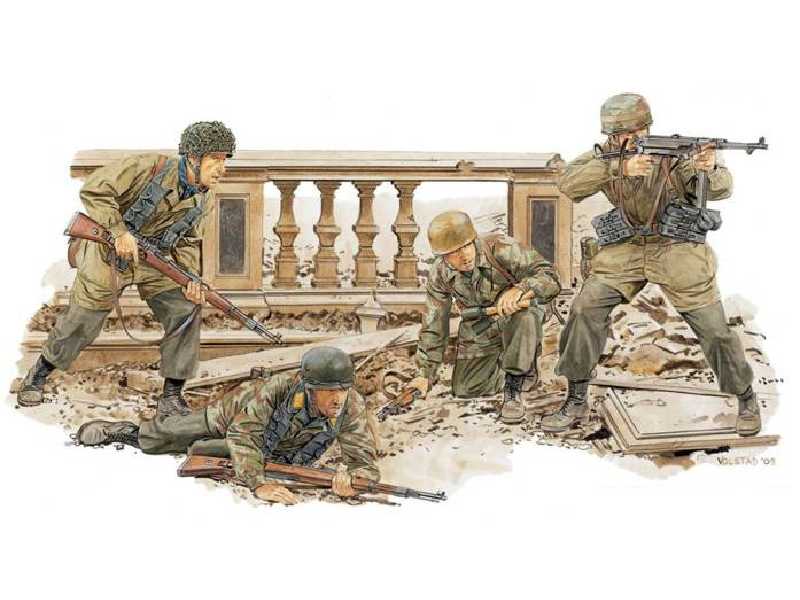 Figurki Obrońcy Monte Cassino 1944 (Fallschirmjager) - Gen2 - zdjęcie 1