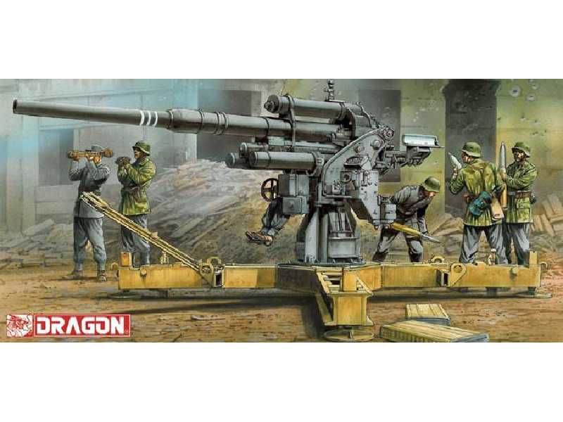 Działo 88mm Flak 37 mit Behelfslafette - zdjęcie 1 Działo 88mm Flak 37 mit Behelfslafette - zdjęcie 1
