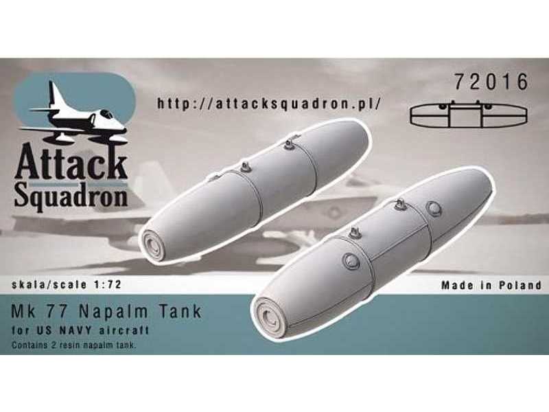 Mk 77 Zbiornik z napalmem 2 szt (Mk 77 Napalm Tank 2 pcs) - zdjęcie 1 Mk 77 Zbiornik z napalmem 2 szt (Mk 77 Napalm Tank 2 pcs) - zdjęcie 1
