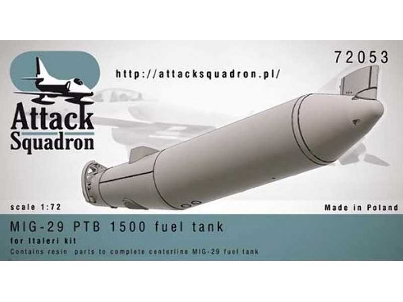 MiG-29 PTB 1500 Fuel Tank for Italeri - zdjęcie 1