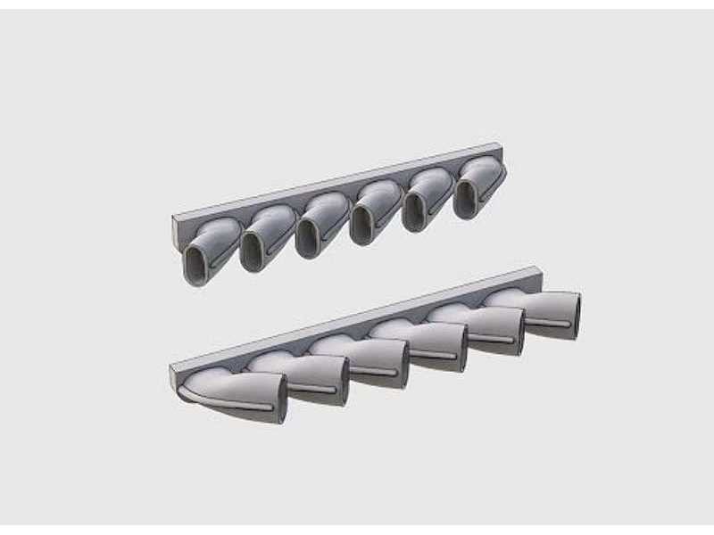 Spitfire fishtail exhaust late Merlin variants - zdjęcie 1 Spitfire fishtail exhaust late Merlin variants - zdjęcie 1