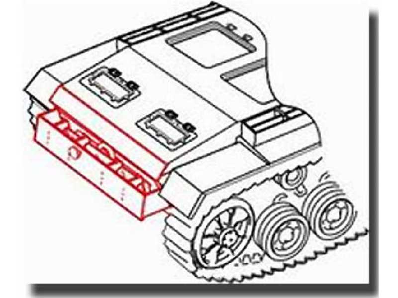 StuG.III early nowy tylny pancerz TAMIYA - zdjęcie 1